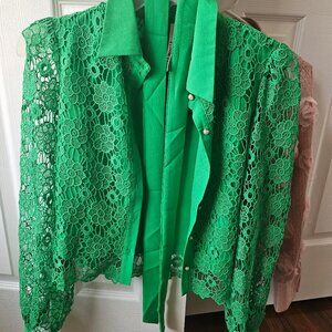 Elli White Blouse- NWOT